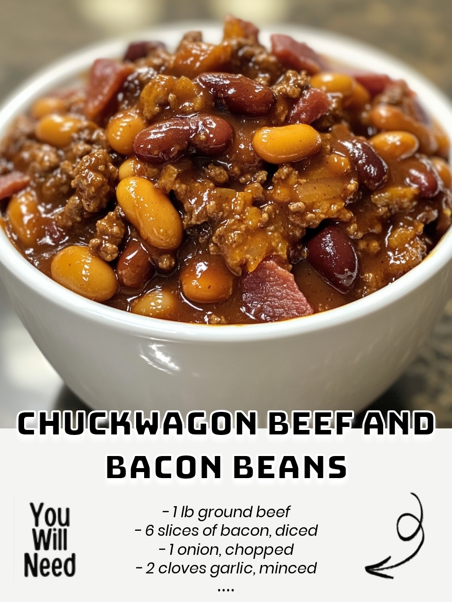 Chuckwagon Beef and Bacon Beans