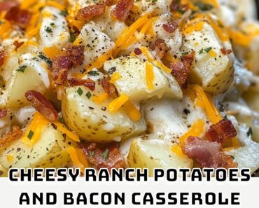 Cheesy Ranch Potatoes and Bacon Casserole