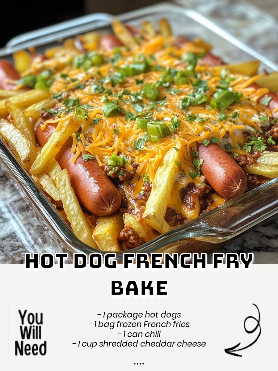 Hot Dog French Fry Bake