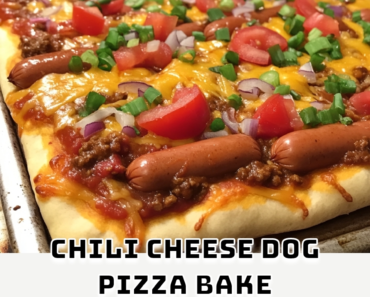 Chili Cheese Dog Pizza Bake