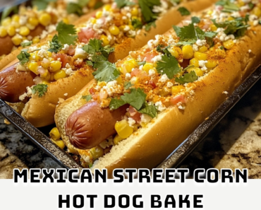 Mexican Street Corn Hot Dog Bake