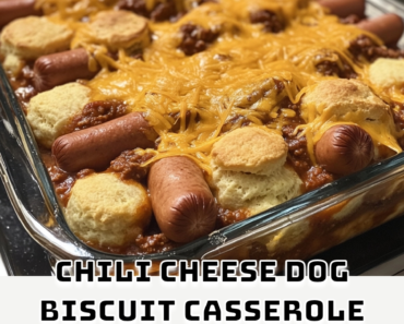 Chili Cheese Dog Biscuit Casserole