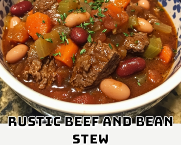 Rustic Beef and Bean Stew