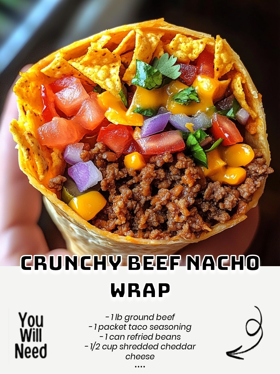 Crunchy Beef Nacho Wrap