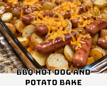 BBQ Hot Dog and Potato Bake