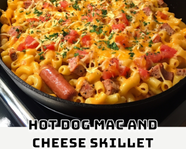 Hot Dog Mac and Cheese Skillet