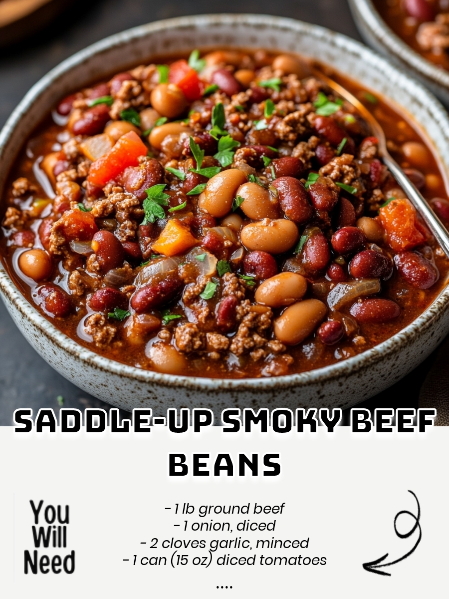 Saddle-Up Smoky Beef Beans