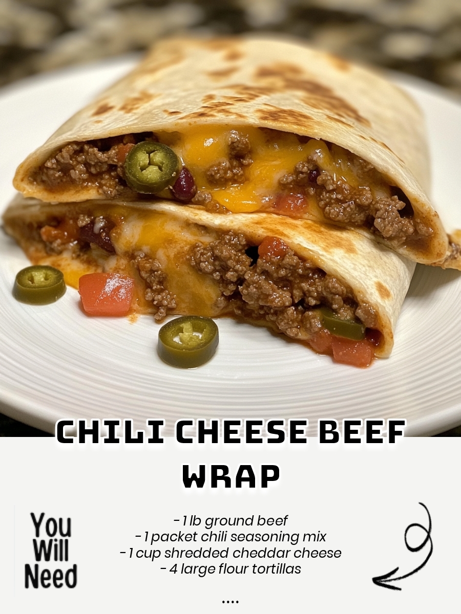 Chili Cheese Beef Wrap