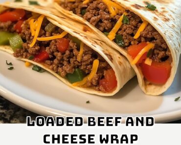 Loaded Beef and Cheese Wrap