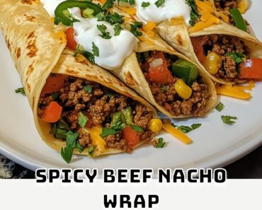 Spicy Beef Nacho Wrap