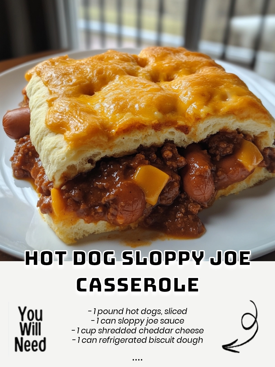 Hot Dog Sloppy Joe Casserole