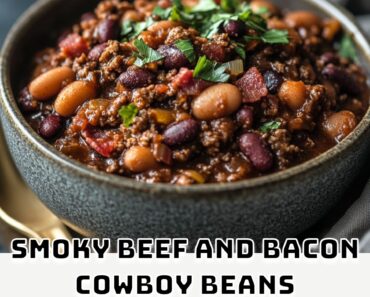 Smoky Beef and Bacon Cowboy Beans