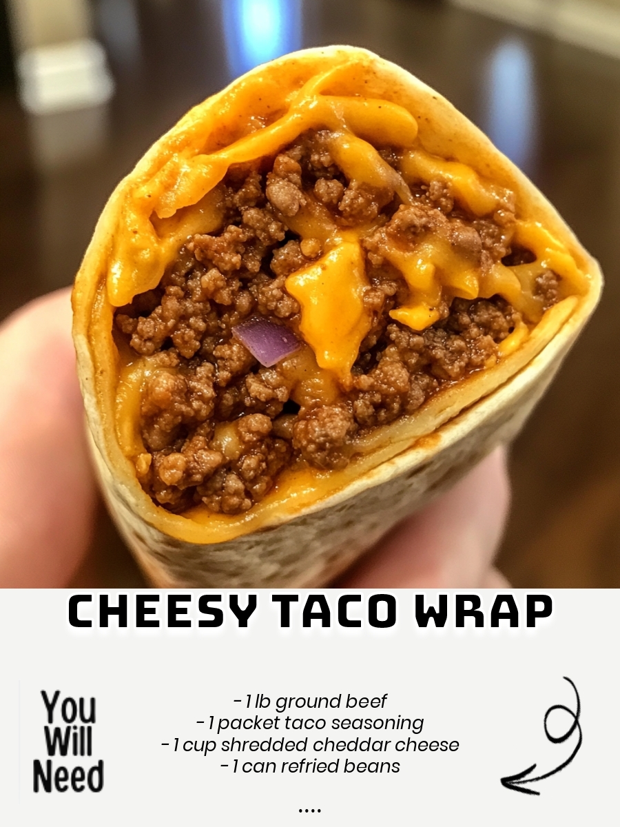 Cheesy Taco Wrap