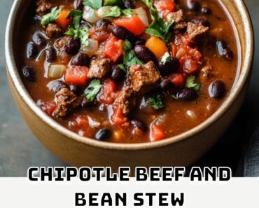 Chipotle Beef and Bean Stew