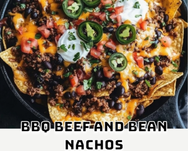 BBQ Beef and Bean Nachos