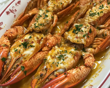 Lobster Tail with Lemon Butter Sauce Dinner Party