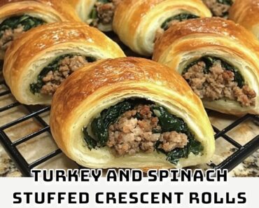 Turkey and Spinach Stuffed Crescent Rolls