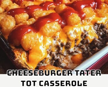 Cheeseburger Tater Tot Casserole