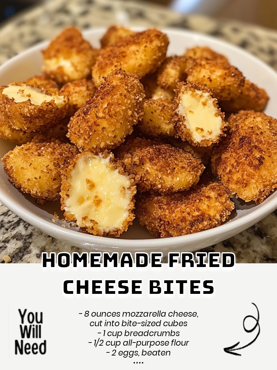 Homemade Fried Cheese Bites