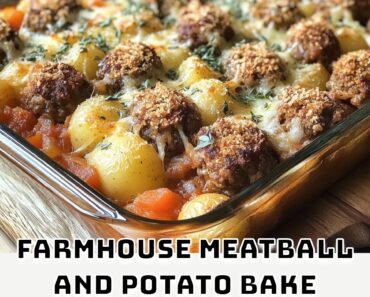 Farmhouse Meatball and Potato Bake