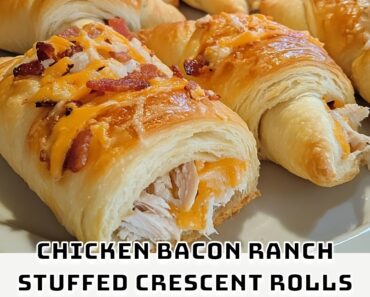 Chicken Bacon Ranch Stuffed Crescent Rolls