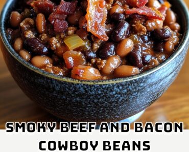 Smoky Beef and Bacon Cowboy Beans