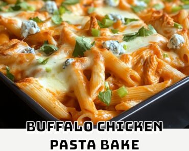 Buffalo Chicken Pasta Bake