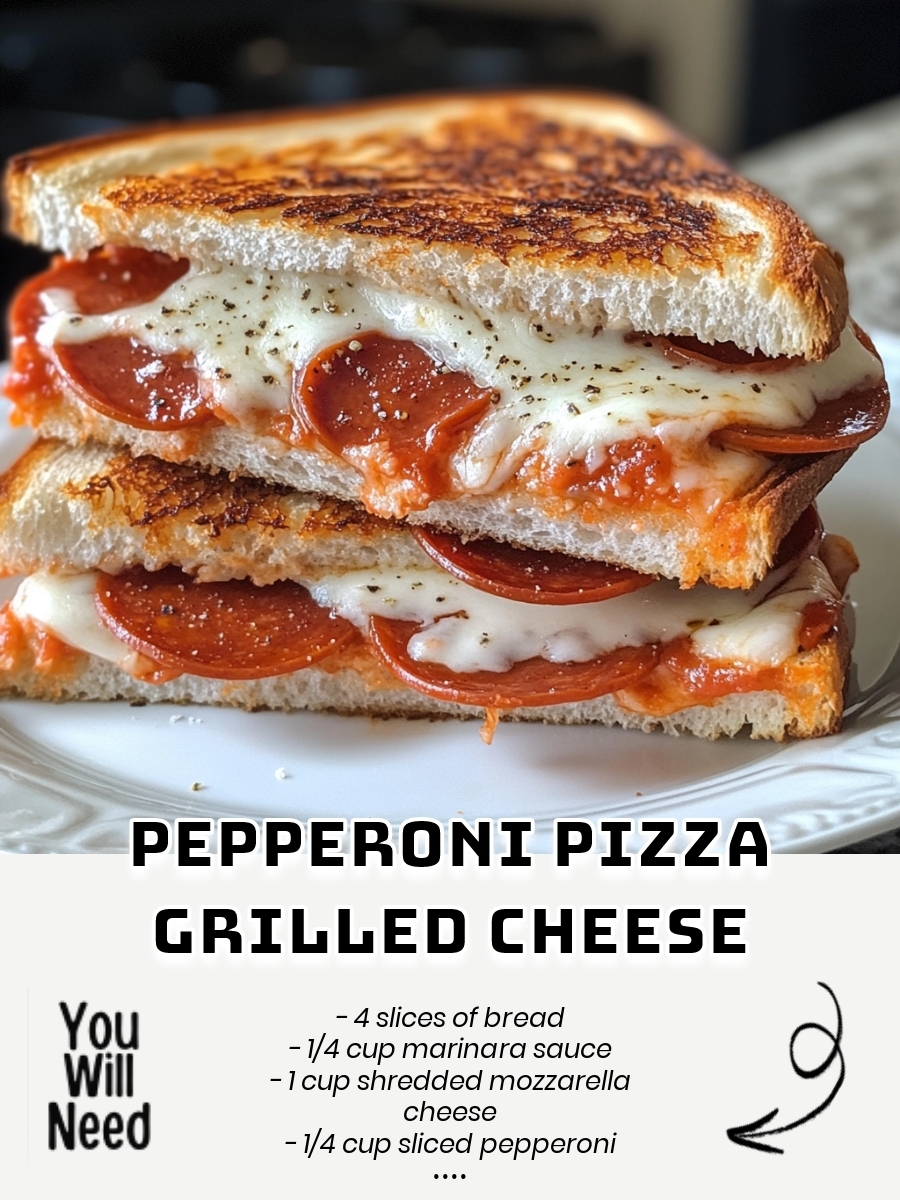 Pepperoni Pizza Grilled Cheese