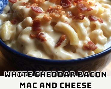 White Cheddar Bacon Mac and Cheese