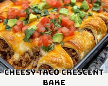 Cheesy Taco Crescent Bake