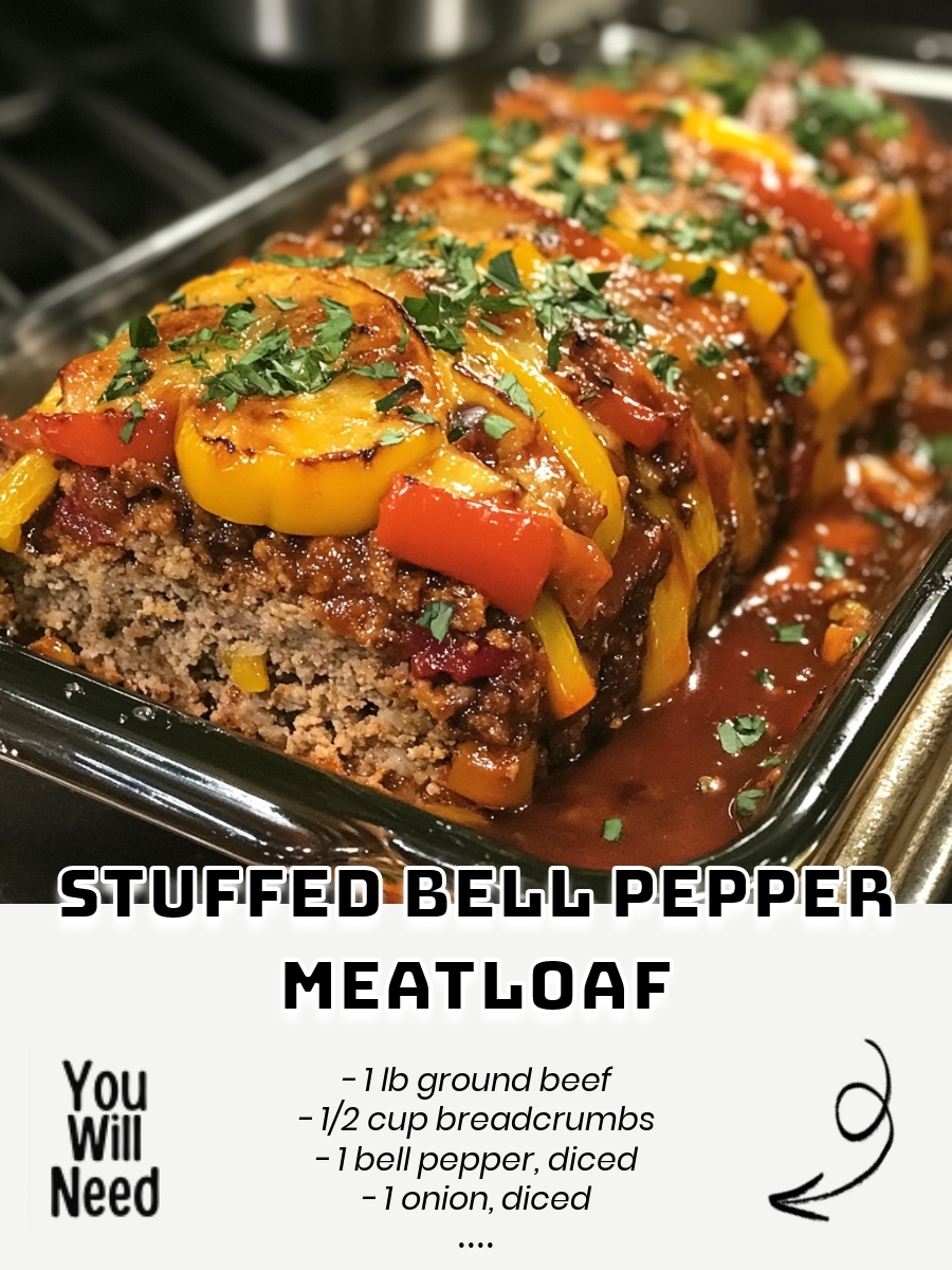 Stuffed Bell Pepper Meatloaf