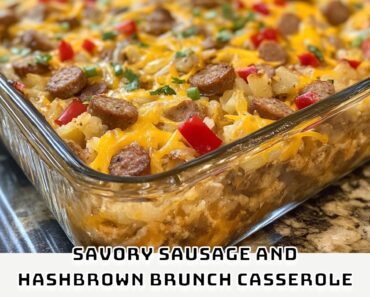 Savory Sausage and Hashbrown Brunch Casserole