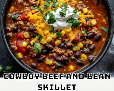 Cowboy Beef and Bean Skillet