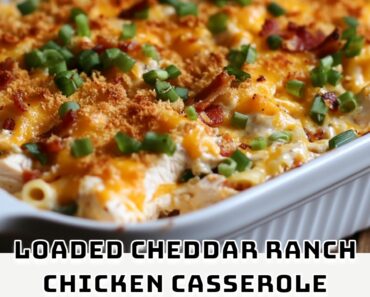 Loaded Cheddar Ranch Chicken Casserole