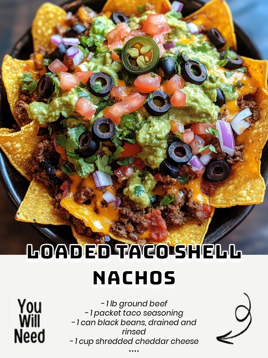 Loaded Taco Shell Nachos