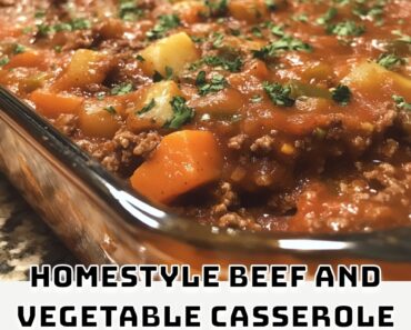 Homestyle Beef and Vegetable Casserole