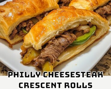 Philly Cheesesteak Crescent Rolls