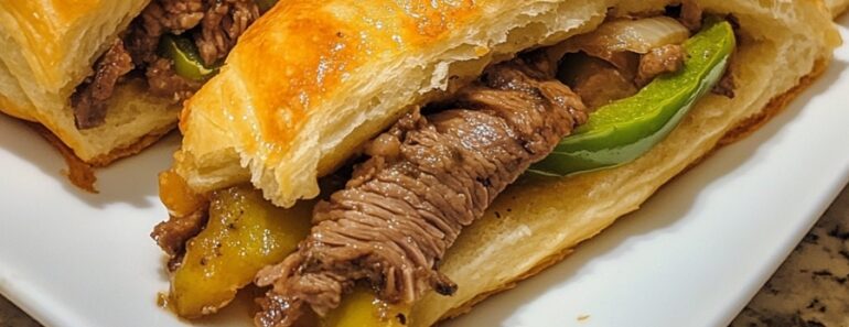 Philly Cheesesteak Crescent Rolls