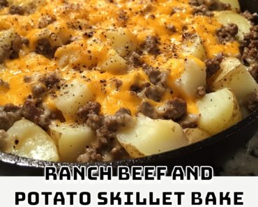 Ranch Beef and Potato Skillet Bake