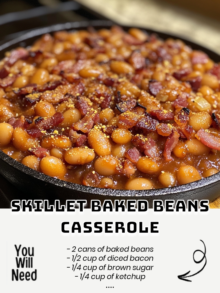 Skillet Baked Beans Casserole