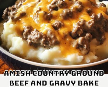 Amish Country Ground Beef and Gravy Bake