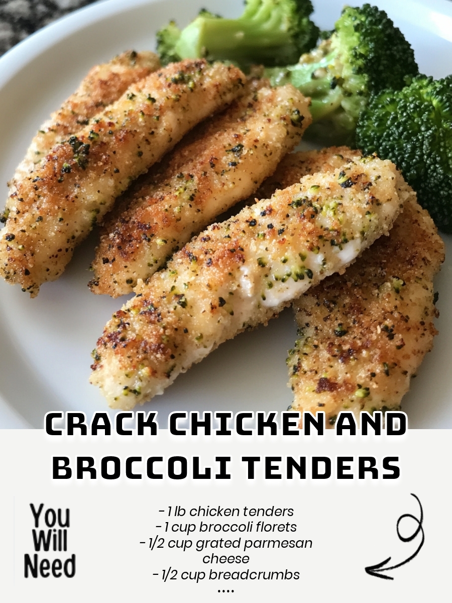 Crack Chicken and Broccoli Tenders