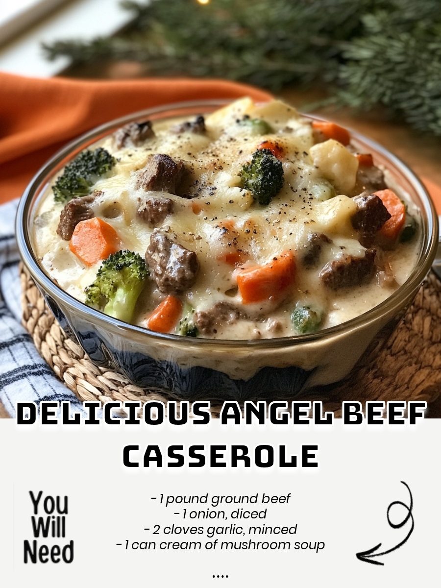 Delicious Angel Beef Casserole