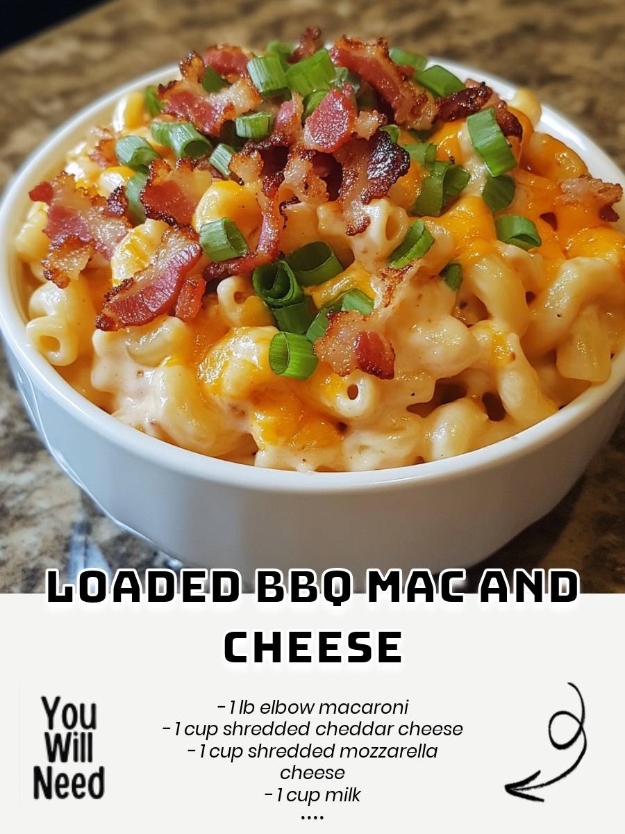 Loaded BBQ Mac and Cheese