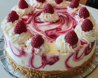 White Chocolate Raspberry Cheesecake Valentine’s Day