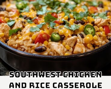 Southwest Chicken and Rice Casserole