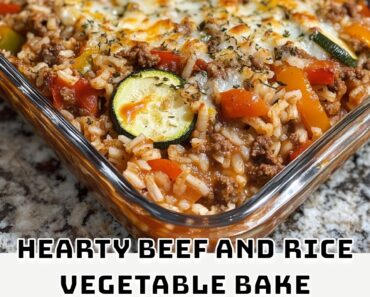 Hearty Beef and Rice Vegetable Bake