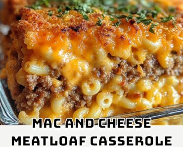 Mac and Cheese Meatloaf Casserole