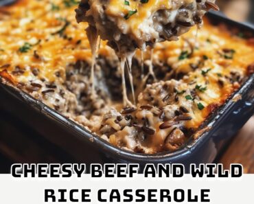 Cheesy Beef and Wild Rice Casserole