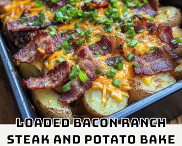 Loaded Bacon Ranch Steak and Potato Bake